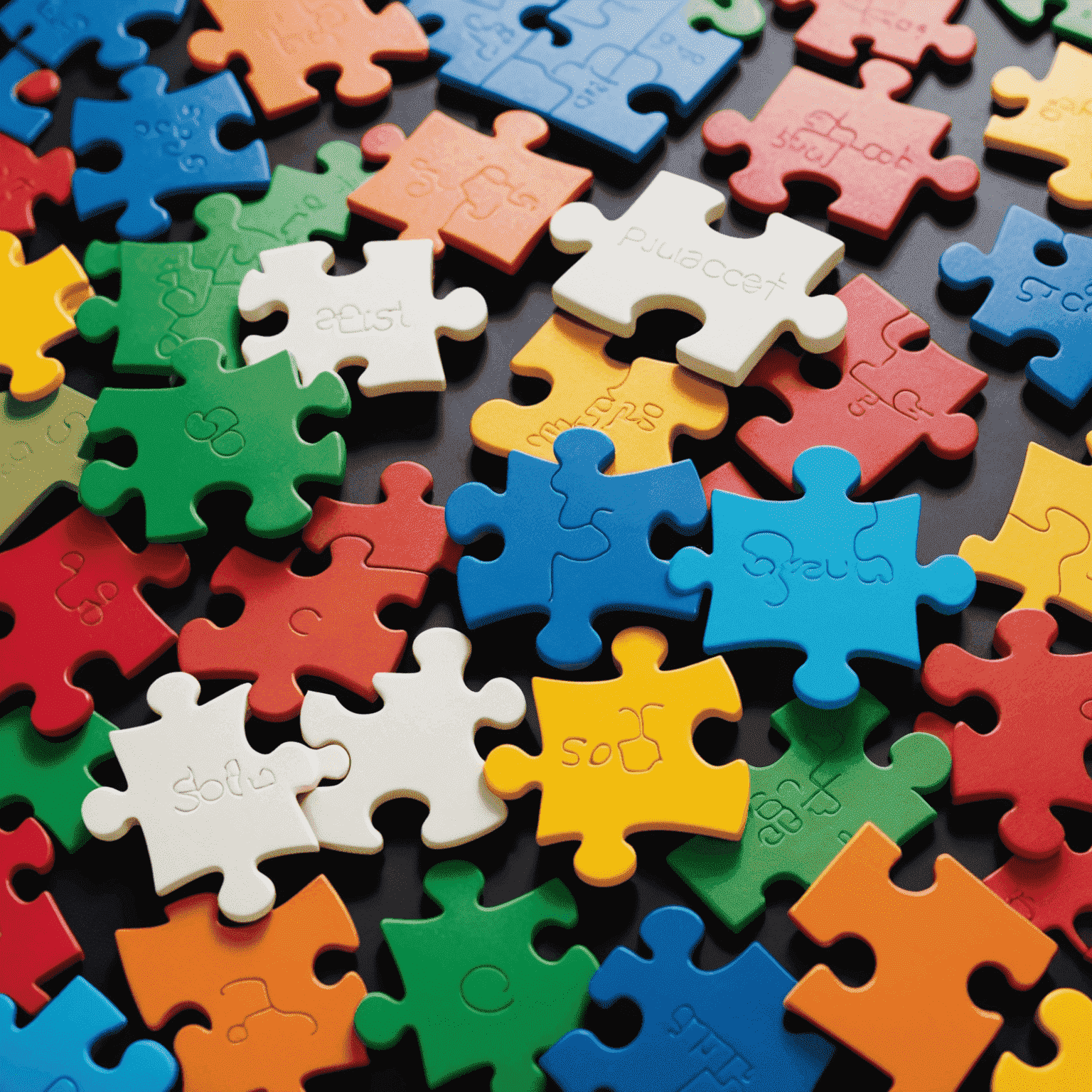 Illustration of various asset classes represented by different colored puzzle pieces fitting together to form a complete investment portfolio